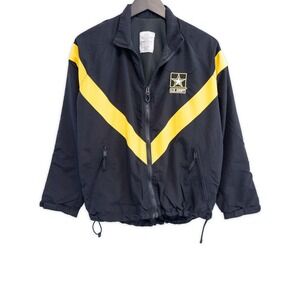 US Army APFU Physical Fitness Uniform Jacket Women S Black Military